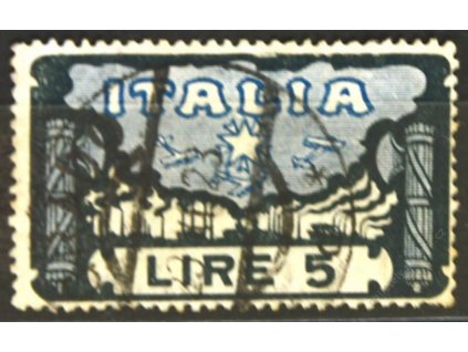 1923, 5L Pochod na Řím, kat. MiNr.182, razítkované