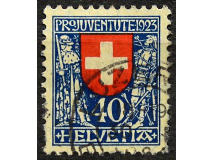 1923, 40C Erb, Mi.60Euro, kat. MiNr.188, razítkované