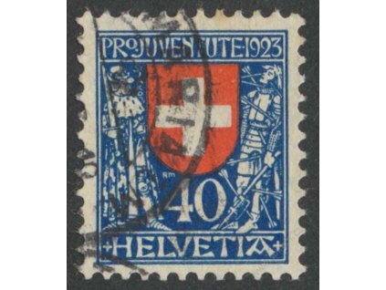 1923, 40C Erb, MiNr.188, razítkované