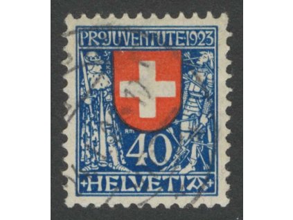 1923, 40C Znak, MiNr.188, razítkované