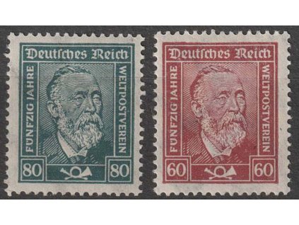 1924, 60-80Pf série, MiNr.362-63, **