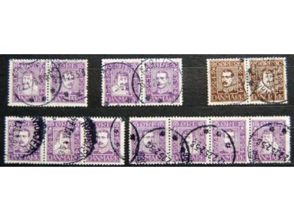 1924, 15 a 20Q 300.let Dánské pošty, razítkované