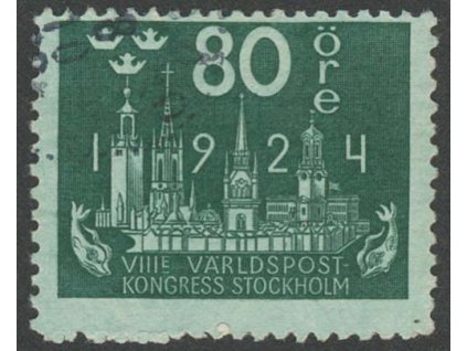 1924, 80Ö UPU, MiNr.155W, razítkované