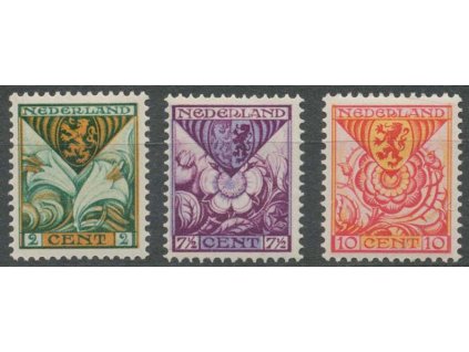 1925, 2-10C série Dětem, MiNr.164-66A, * po nálepce