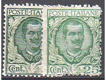 1926, 25C Emanuel, 2 kusy - odstíny, **