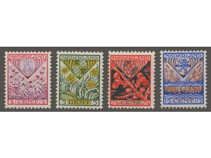 1927, 2-15C série Dětem, MiNr.201-4A, **