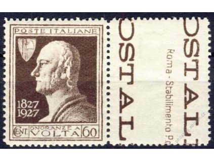 1927, 60C Volta, MiNr.261, **