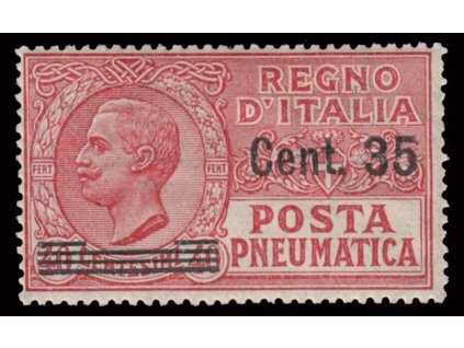 1927, 35C/40C Rohrpostmarke, MiNr.269, * po nálepce