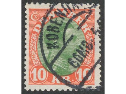 1927, 10Kr Christian, MiNr.176, razítkované