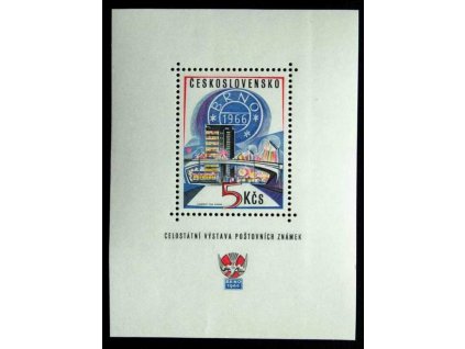 1966, 5Kčs aršík BRNO 1966, Nr.A1556, **