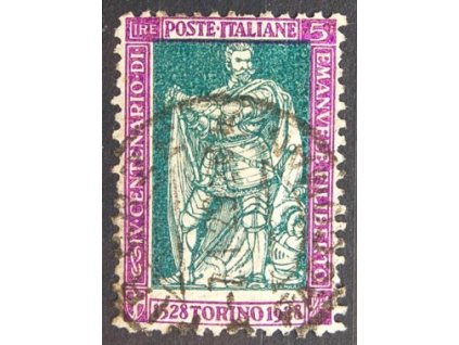 1928, 5L Emanuel, MiNr.292A, razítkované