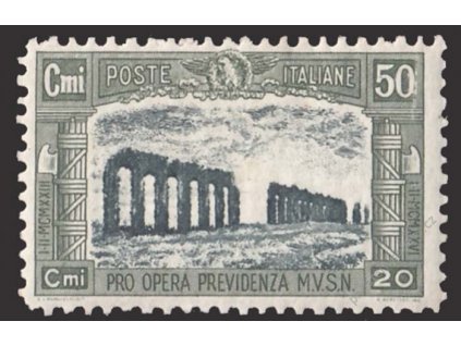 1928, 50C Památky, MiNr.276, * po nálepce