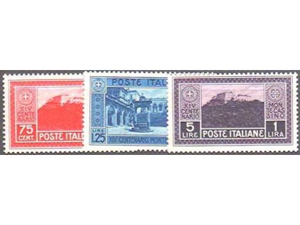 1929, 75C, 1.25L a 5L Monte Cassino, **