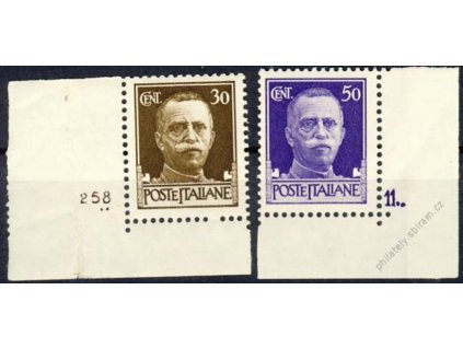 1929, 2 známky s DZ, **/* , roh. kusy