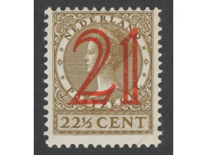 1929, 21(C)/22 1/2C Vilemína, MiNr.228, **