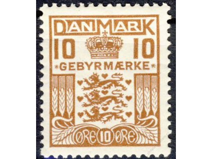 1930, 10Q světle hnědá, Verrechnungsmarken, * po nálepce