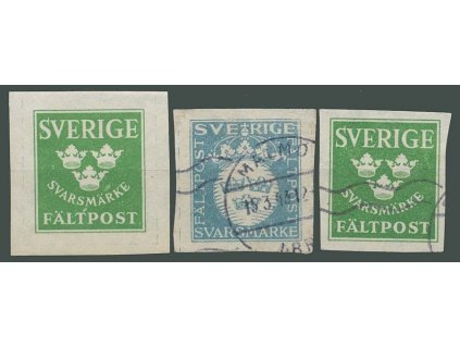 1930/43, - Militärpostmarken, 3 kusy, razítkované/** , dv