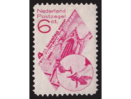 1931, 6C Výstavní, MiNr.244, * po nálepce