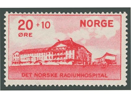 1931, 20Q Nemocnice, Oslo, MiNr.162, * po nálepce