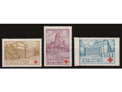 1932, 1 1/2-2 1/2M série ČK, MiNr.173-75, **/* , 2 1/2M posun