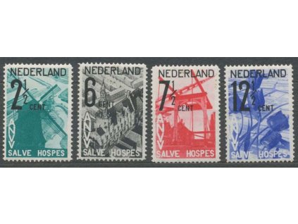 1932, 2 1/2-12 1/2C série, MiNr.249-52, těžší *