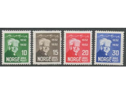 1932, 10-30Q série Bjornson, MiNr.163-66, **