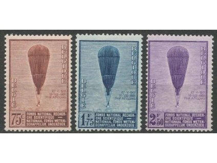 1932, 75C-2.50Fr série Balón, MiNr.344-46, **