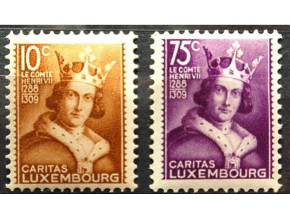 1933, 10 a 75C Heinrich, MiNr.252,253, **