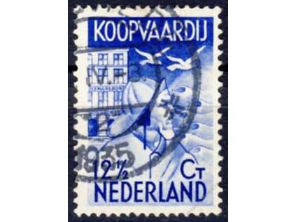 1933, 12 1/2C Moře, MiNr.265, razítkované