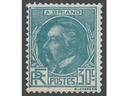 1933, 30C Briard, MiNr.287, * po nálepce