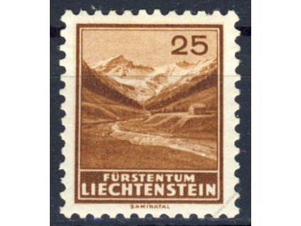 1934, 25Rp Saminatal, MiNr.131, * po nálepce