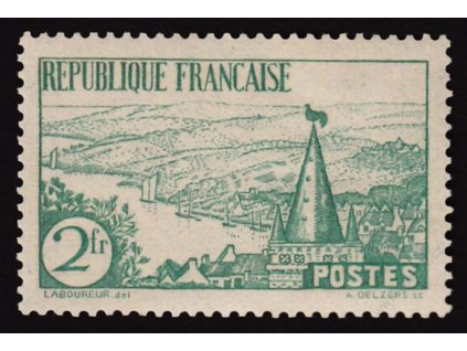 1935, 2Fr Výjevy, MiNr.296, ** , lehké archové lomy