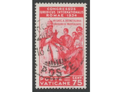 1935, 75C Kongres, MiNr.48, razítkované