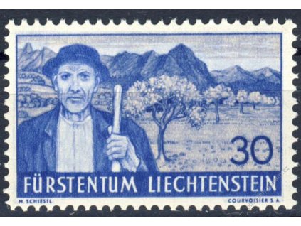 1937, 30Rp Zemědělec, MiNr.162, **