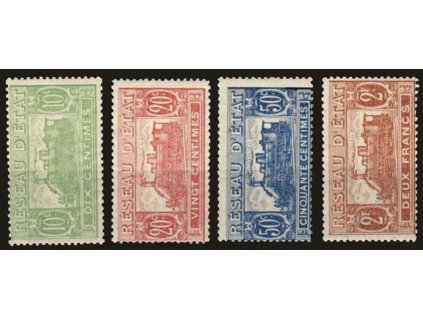 1937, 10C, 20C, 50C a 2Fr Postpaketmarken, *