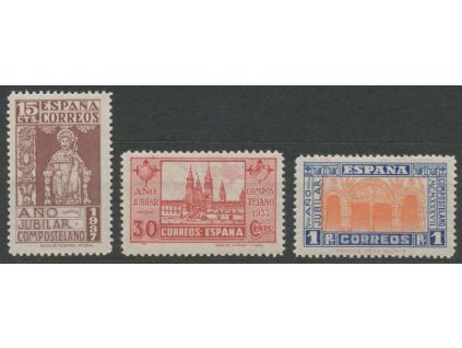 1937, 15C-1Pta série, MiNr.782-84, ** , 15C drobné vlomy