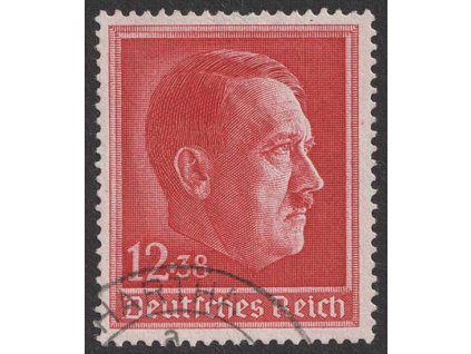 1938, 12Pf Hitler, MiNr.664, razítkované