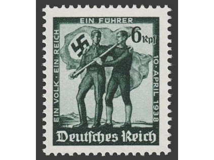 1938, 6Rpf Symbol, MiNr.663, **