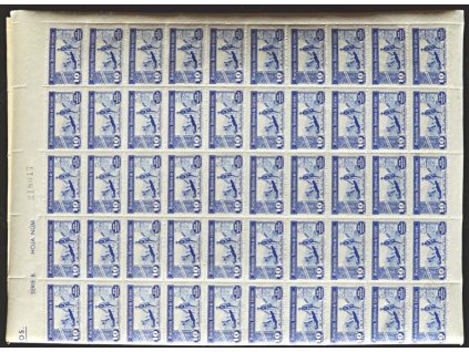 1938, 10Cts lokální vydání, ** , 100 kusový arch