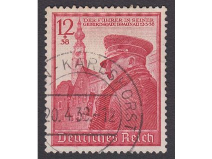 1939, 12Pf Hitler, MiNr.691, razítkované