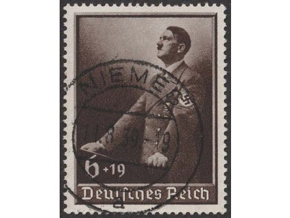 1939, 6Pf Hitler, MiNr.694, razítkované