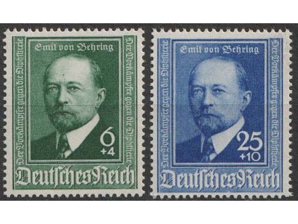 1940, 6-25Pf série, MiNr.760-61, **