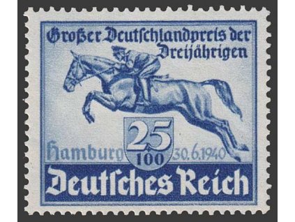 1940, 25Pf Modrá stuha, MiNr.746, **