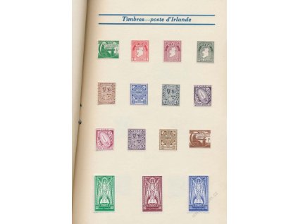 Irsko, ministerský dar, obsahuje známky z let 1941-46, * po nálepce