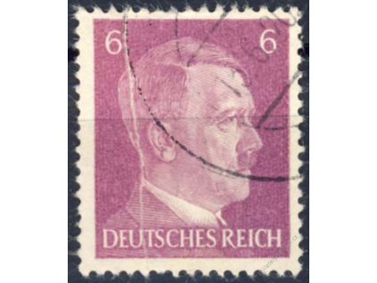 VV, 1941, 6Pf Hitler, svislá složka, MiNr.785, razítko