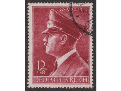 1942, 12Pf Hitler, MiNr.813y, razítkované