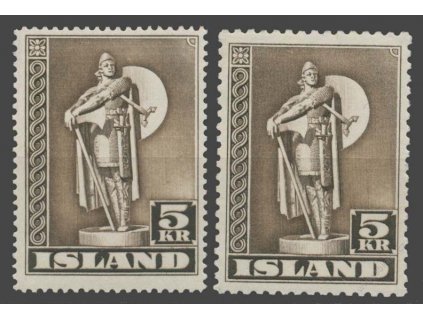 1943, 5Kr Thor, různá zoubkování, **