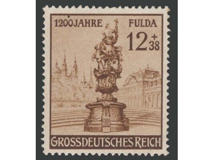 DV, 1944, 12Pf Fulda, DV - tečka nad 1200, MiNr.886, **