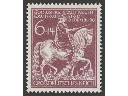 1945, 6Pf Günther, MiNr.907, **