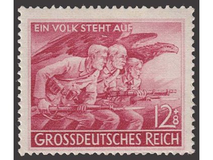 1945, 12Pf Volkssturm, MiNr.908, **